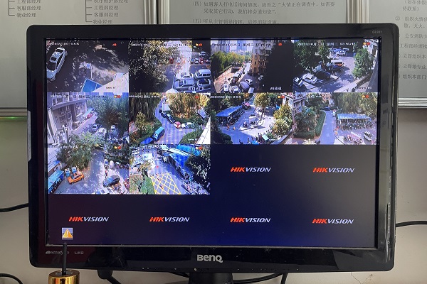 北京丰台区宣祥家园路边停车场安防监控安装工程